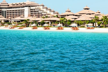 lüks Tay tarzı otelin sahilde palm jumeirah insan yapımı ı