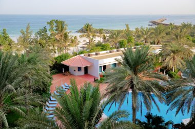 Sahilde lüks hotel, ajman, Birleşik Arap Emirlikleri