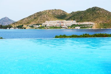sonsuzluk yüzme havuzunda lüks otel, bodrum, Türkiye
