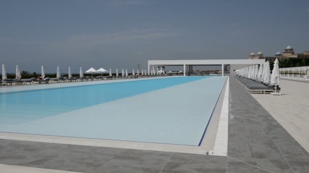 La piscine de l'hôtel de luxe moderne, Antalya, Turquie 