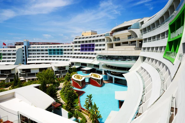 Modern lyx hotel, antalya, Turkiet — Stockfoto