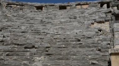 aşağı Türkiye Myra'da antik amfitiyatro ve kaydırma