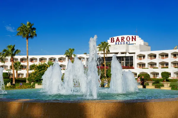 Sharm Sheikh Egypt Listopadu Turisté Jsou Dovolené Baron Resort Luxusní — Stock fotografie