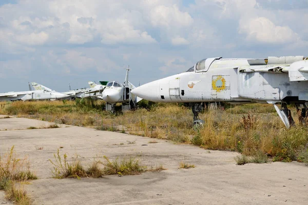 Bila Tserkva Ukraine August View Disassembled Ukrainian Sukhoi Supersonic All — Stock fotografie