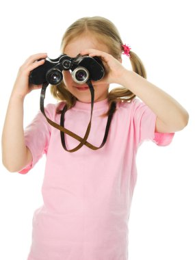 dürbün ile küçük kız