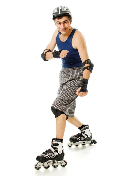 Man in roller blades — Stock Photo, Image