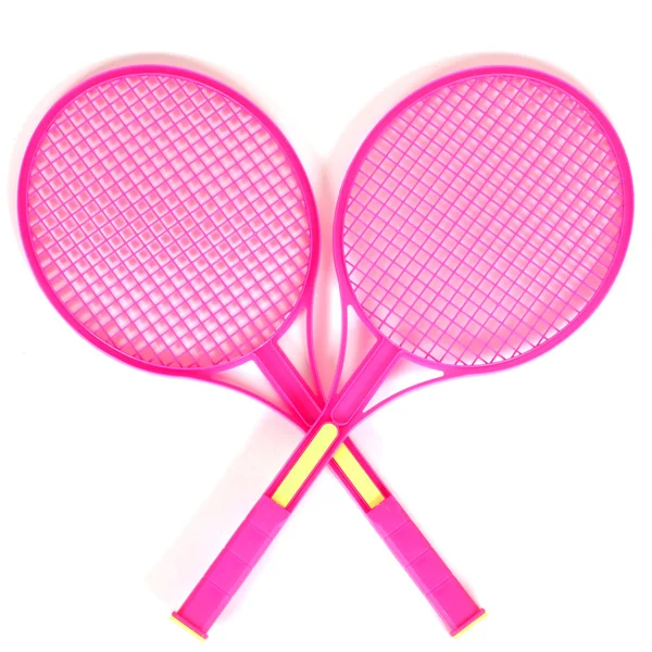 Tennis rackets isolated — Stock Photo, Image