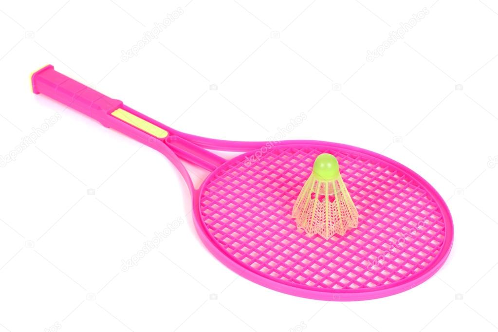 Tennis racket isolated