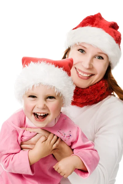 Joyeux Noël mère et fille — Photo