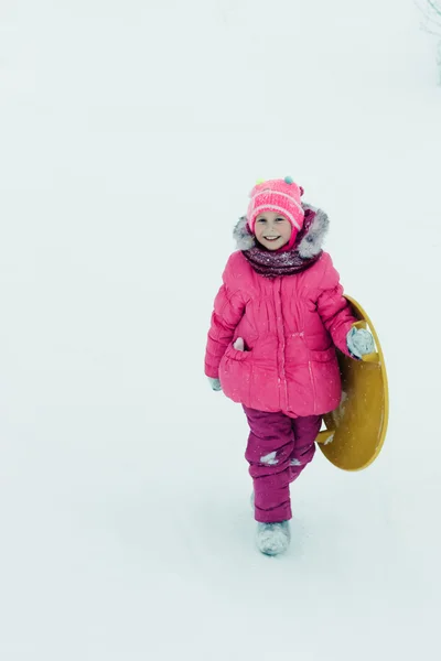 Bebé invierno al aire libre . — Foto de Stock