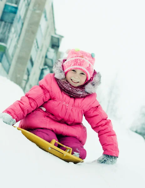 Dětské zimní přírodě. — Stock fotografie