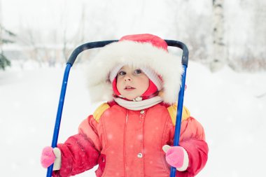 kırmızı ceket kış çocuk.