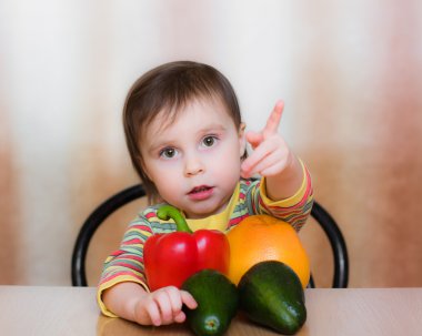 sebze ile mutlu bir çocukluk