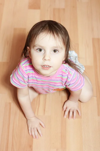 座っている子供 — ストック写真