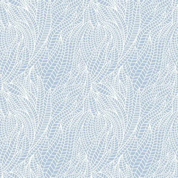 Naadloze abstracte handgetekende golven patroon, golvende achtergrond. zee — Stockvector