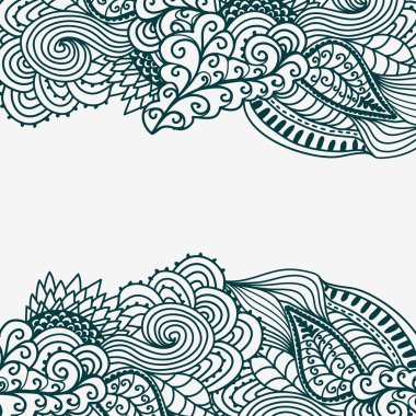 soyut dekorasyon, süsleme süslü davetiyeli ayrıntılı