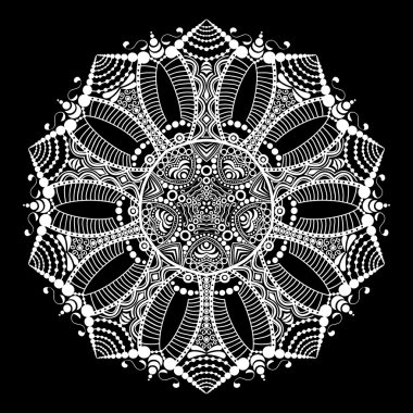 Hint takı, sürekli değişen çiçek desenli, mandala.