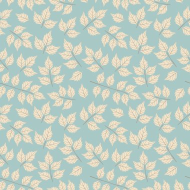 Yapraklı pürüzsüz bir desen