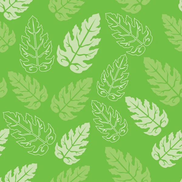 Seamless texture with leaf — Stock Vector