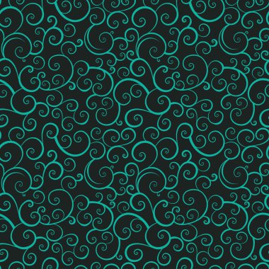 kıvırcık elemanları ile Seamless Modeli