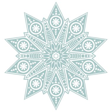 yuvarlak dantel süs yıldız