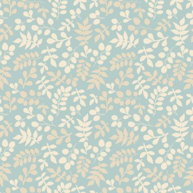 Yapraklı pürüzsüz bir desen