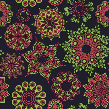 parlak çiçeksiz desen