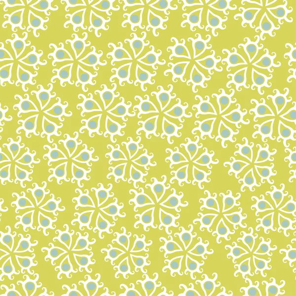 Patrón floral sin costuras — Vector de stock