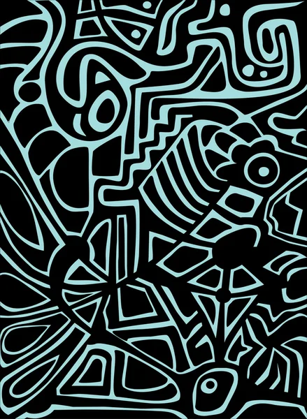 Textura sin costura abstracta, patrón interminable colorido — Vector de stock