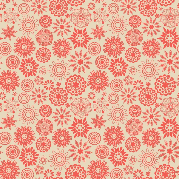 Motif floral lumineux sans couture — Image vectorielle