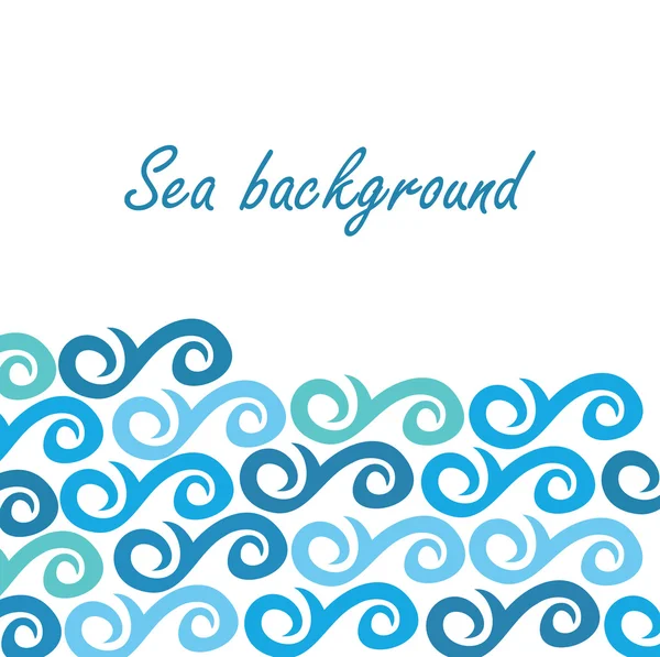 Sea background — Stock Vector