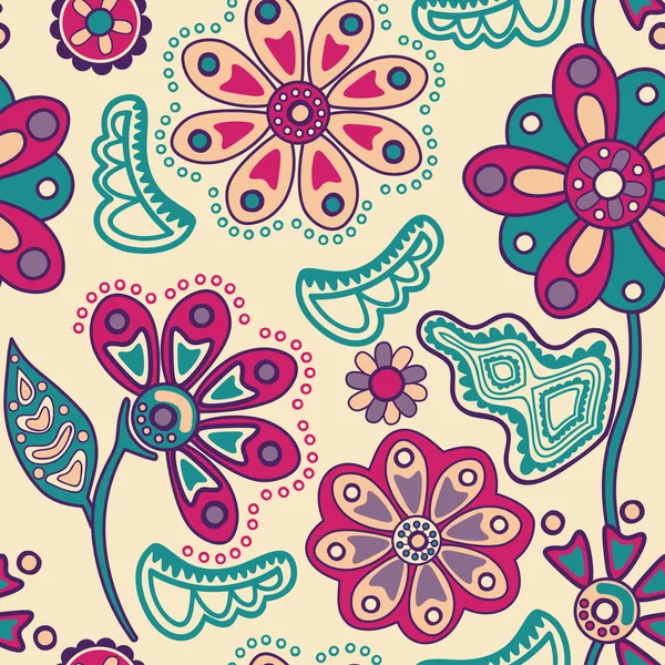 Floral seamless pattern. — Stock Vector