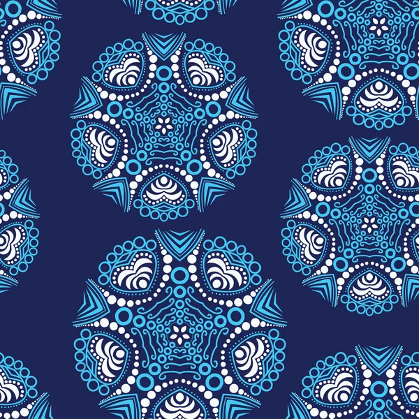 Fond rétro, dentelle motif sans couture — Image vectorielle