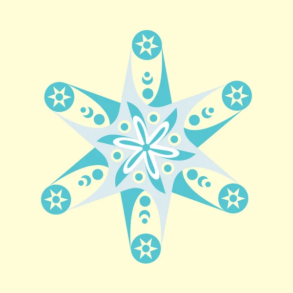 Winter ornament for your, easy to use — Stock Vector