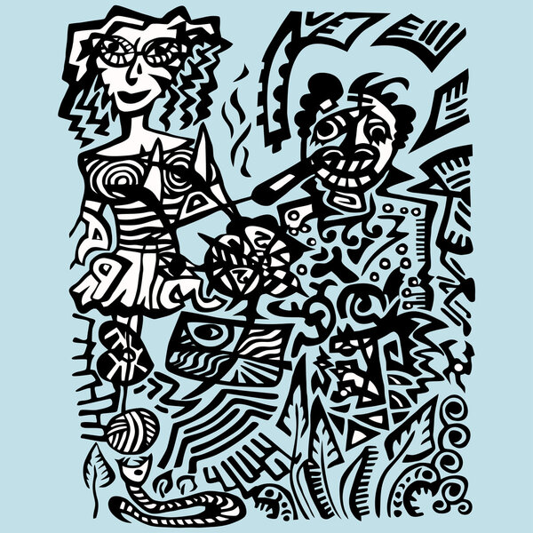 Психоделическая абстракция
