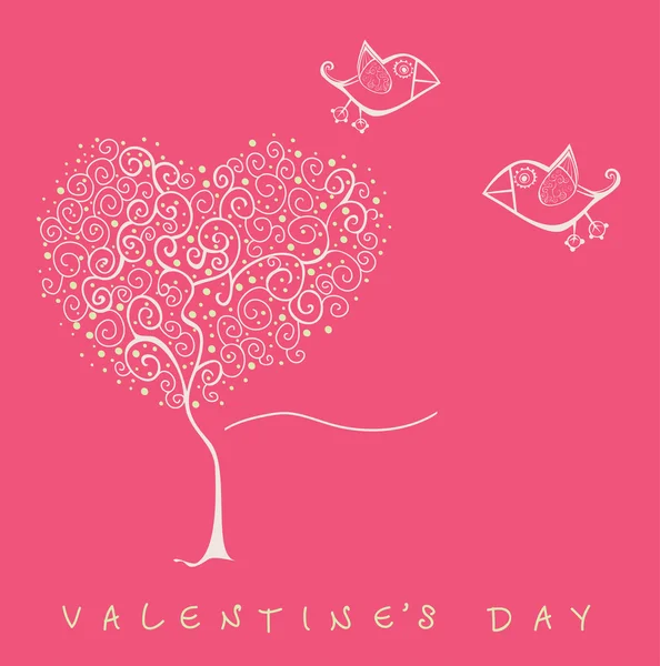 Valentine's day card. Vector version is in my portfolio — Stock Vector