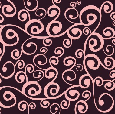 vektör kıvırcık elemanları ile seamless modeli