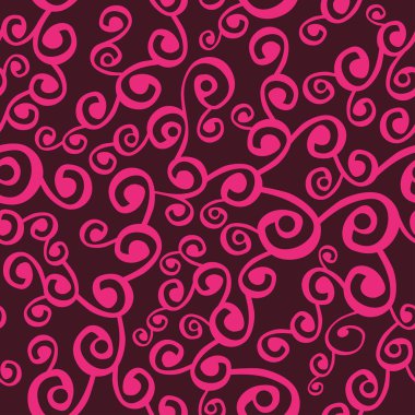 vektör kıvırcık elemanları ile seamless modeli