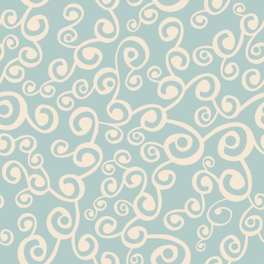 vektör kıvırcık elemanları ile seamless modeli