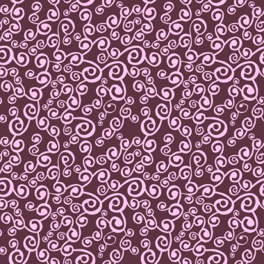 vektör kıvırcık elemanları ile seamless modeli