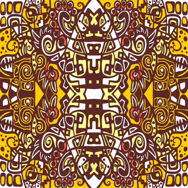 Patrón de mosaico árabe. Fondo de ornamento oriental abstracto simétrico . — Vector de stock