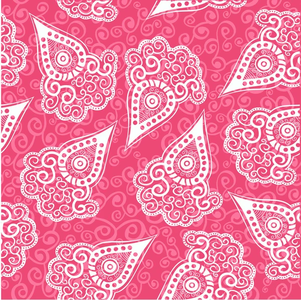 Patrón sin costuras con zanahoria estilizada con fondo vintage. Textura Paisley . — Vector de stock