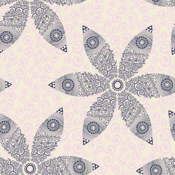 Textura sin costura floral. Patrón de flores primavera . — Vector de stock