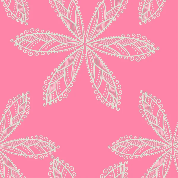 Motif floral sans couture. Texture lumineuse avec des fleurs — Image vectorielle