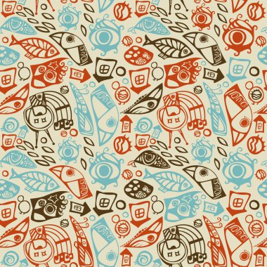 soyut seamless modeli. gerçeküstü doku.