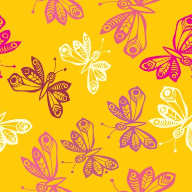 Kelebek kusursuz desen