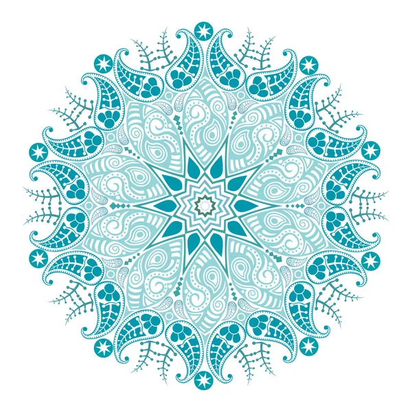 Original vector snowflake — Stock Vector