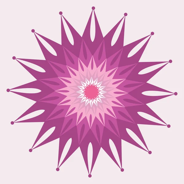 Flor abstracta, elemento para su diseño — Vector de stock