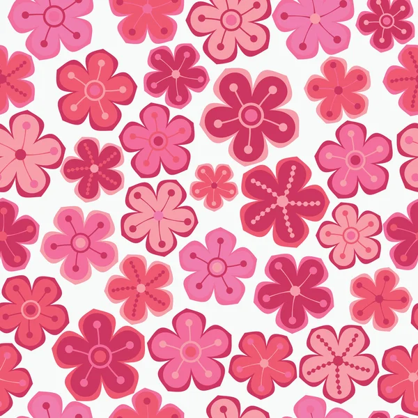 Modèle floral romantique — Image vectorielle