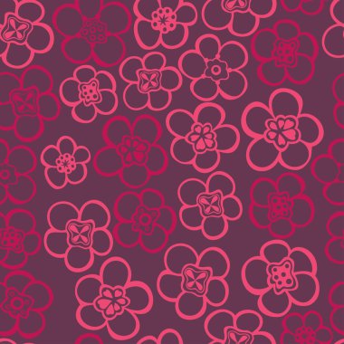 çiçekler, çiçek desenli ile sorunsuz doku.